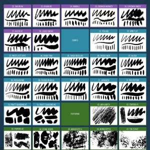 漫画手绘设计必备ps笔刷the Cartoonist Brushes 一流设计网