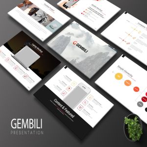 企业校园宣讲会演讲稿PPT幻灯片模板 Gembili Powerpoint