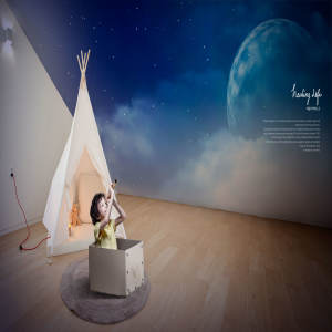 宇宙星空探索主题创意海报设计素材