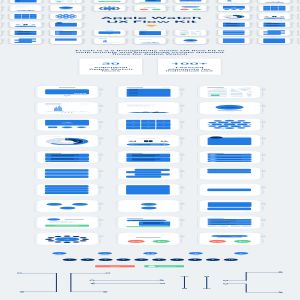 Apple Watch 应用界面设计素材包 Apple Watch UX Flow Kit [for Sketch]