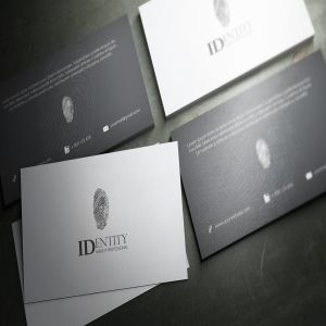 数字加密技术企业名片设计名片 Identity Business Card Design插图1