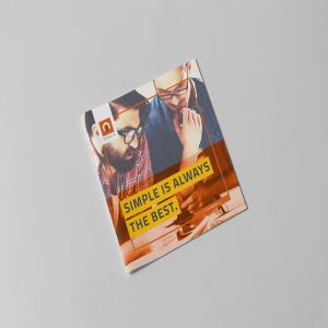 市场调研公司方形宣传画册设计模板 Valencia Brochure – Square