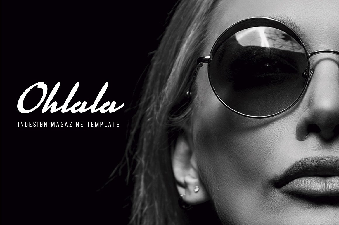 OhLaLa Magazine Template一套概念的极简主义多用途杂志模板下载[indd]