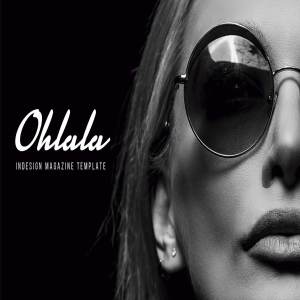 OhLaLa Magazine Template一套概念的极简主义多用途杂志模板下载[indd]