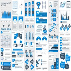 经典实用数据信息资料信息图表幻灯片设计素材 Infographic Elements
