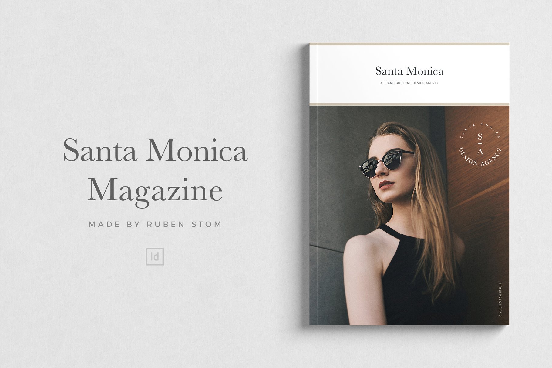 精美杂志模板 Santa Monica Magazine Template