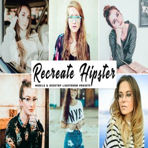 复古风格人像摄影后期调色LR预设 Recreate Hipster Pro Lightroom Presets
