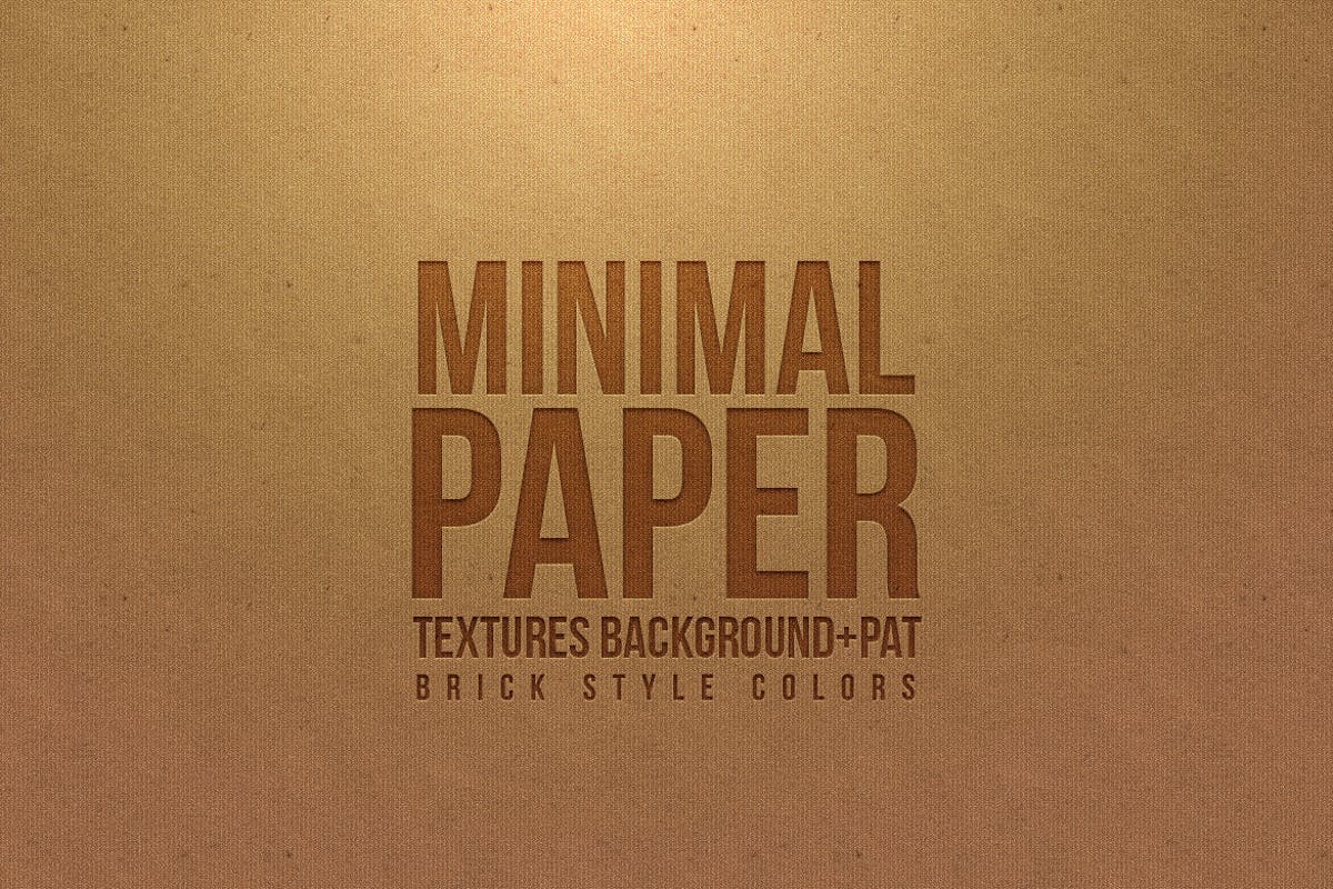 极简主义牛皮纸背景纹理 Minimal Paper Backgrounds – Patterns – Brick Style