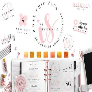 50款金箔纹理LOGO打包下载[psd，ai，eps]