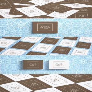 简约企业名片样机模板 Close-up Business Cards Mockup v.3