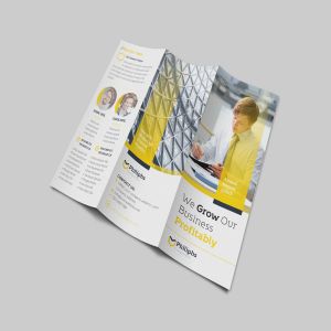 多用途三折页企业宣传单设计模板v6 Multipurpose Business Trifold Vol 6