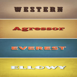 古典优雅的复古风格文字效果 Retro Style Text Effects