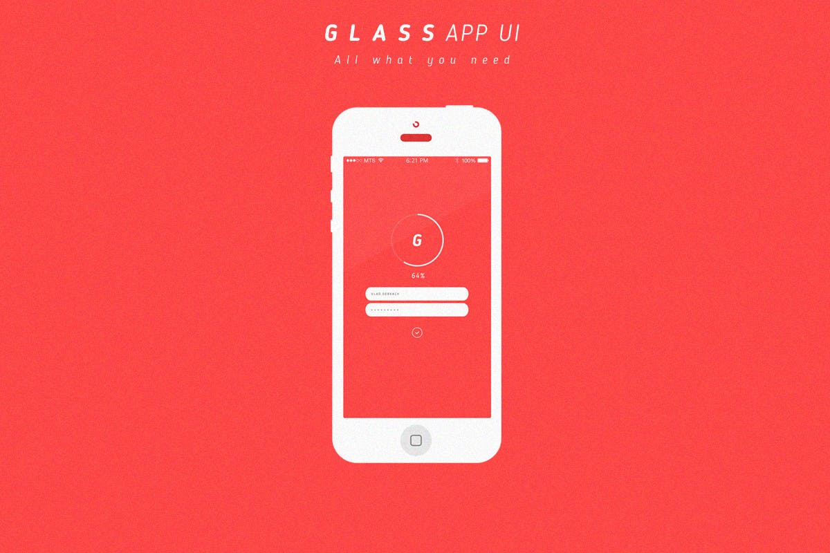 威士忌酒类电商APP应用UI套件 Glass App UI