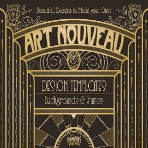 复古新艺术主义设计模板 Vintage Art Nouveau Design Templates