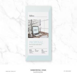 商业策划书计划书设计模板 Business Proposal – 24 pages