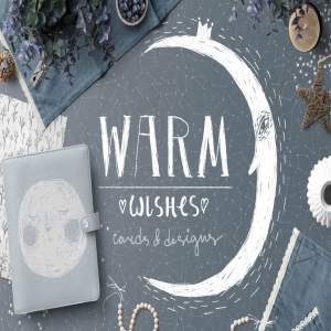 一组温暖恬静风格图形打包下载[psd,png]