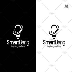 智慧灵感主题Logo模板 Smart Bang Logo插图3