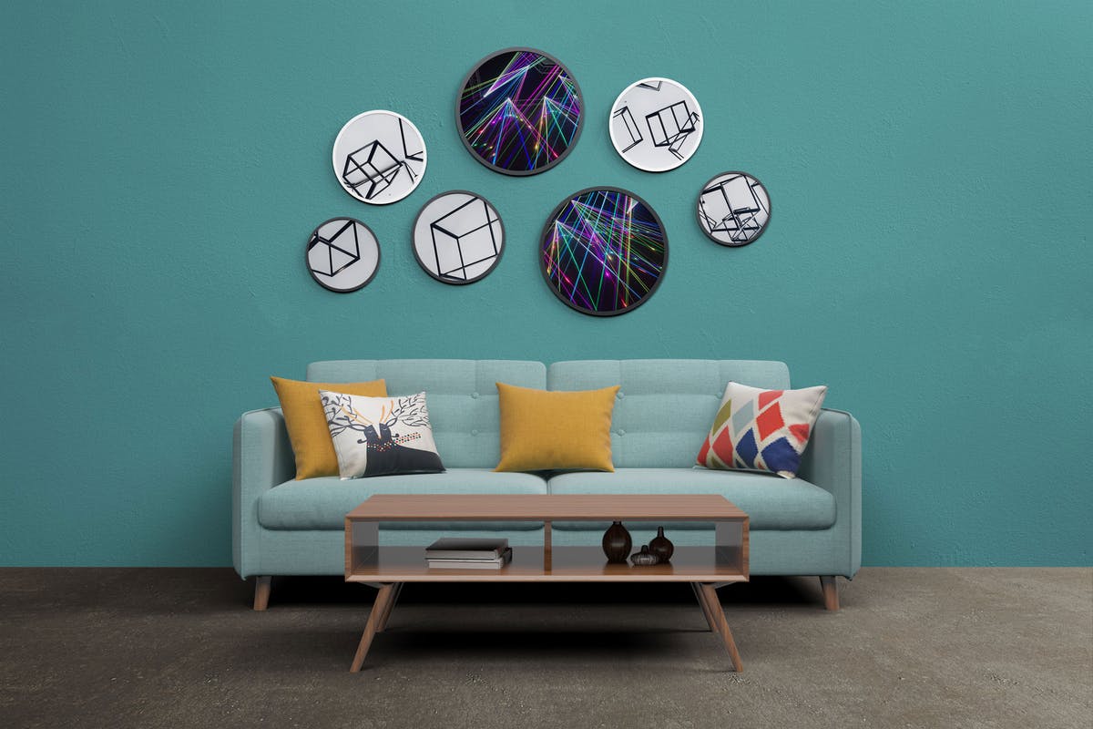 欧式室内设计效果图场景样机 Mockup Interior Scene Creator – MK2