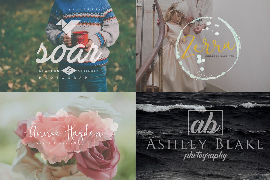 英文手绘字体Logo合集7 Logo Set 7