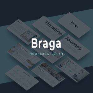 企业业务介绍创意PPT幻灯片模板 Braga – Powerpoint Template