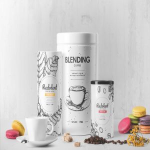 咖啡品牌包装样机 Coffee Packaging  Mockup