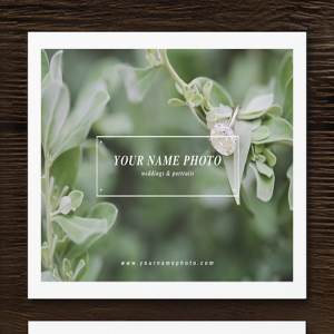 可印刷发行的邀请函模板  Print Release Template