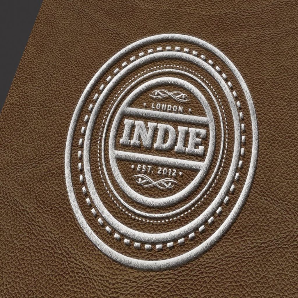 Logo设计真皮压印工艺效果样机 Leather Logo Mockup插图