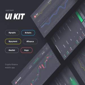 令人惊叹的加密银行iOS UI Kit 下载[sketch]