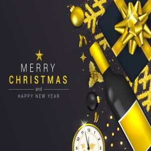 圣诞节&新年主题贺卡设计模板素材 Merry Christmas and Happy New Year greeting cards