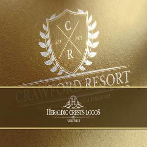 高端奢华的纹章Logo模板 Heraldic Crest Logos Vol.3