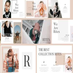 超现代和独特的谷歌幻灯片模板