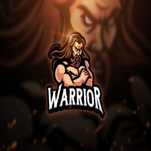 战士电子竞技队徽Logo模板 Warrior – Mascot & Esport Logo