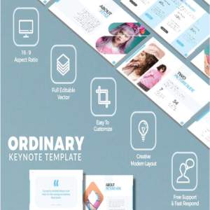 马卡龙甜美色系PPT模版下载[key]