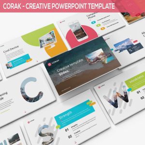 企业SWOT分析PPT模板下载 Corak – Creative Powerpoint Template