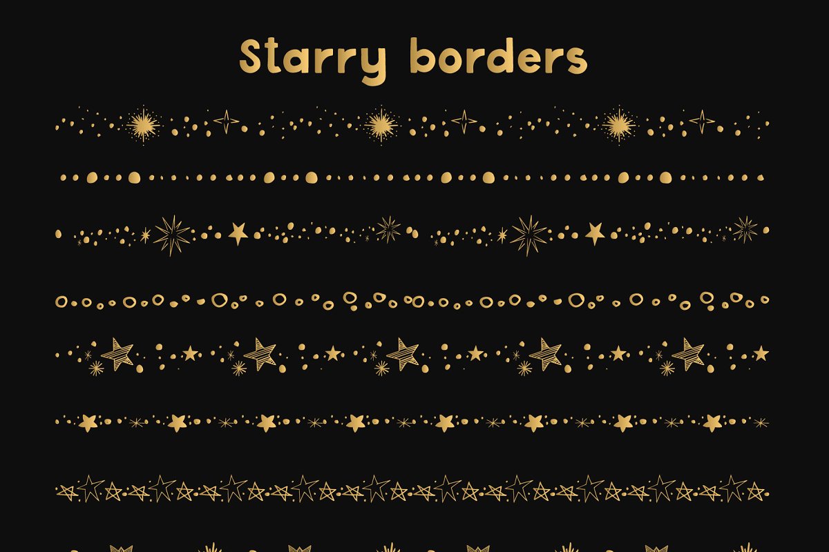 太空星系故事矢量图形套装