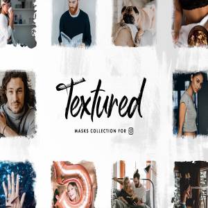 手绘图片边缘粗糙效果处理集