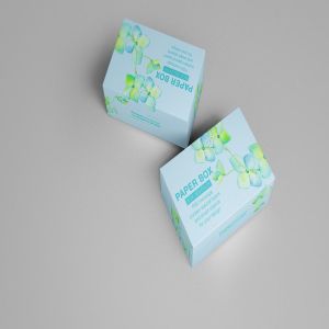 纸巾盒面巾纸盒包装样机15 Paper Box Mockup 15