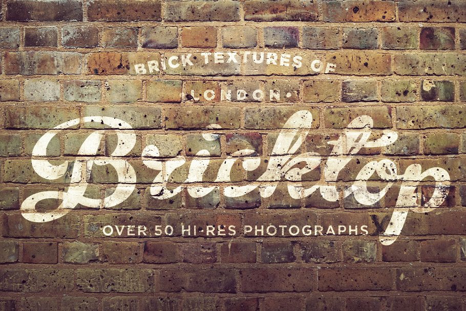 50款砖瓦砖墙纹理 Bricktop 50 brick wall textures