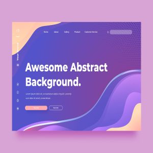 抽象流体背景巨幅插画网站着陆页设计模板 SRTP – Abstract Background.39