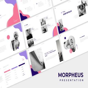 企业/产品目录/项目投标适用极简主义风Keynote模板 Morpheus Keynote