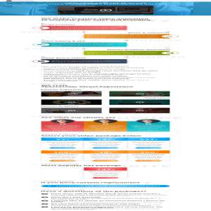 动态图形网页模板Motion Graphics Web Page Template