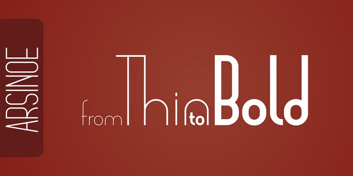简约无衬线字族 Arsinoe Font Family