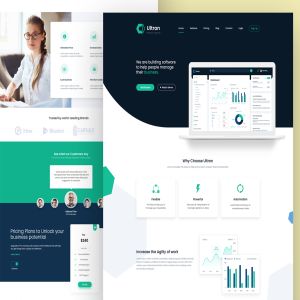 几套好用的官网和后台仪表盘UI模板下载[PSD]