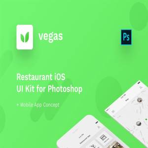 餐饮 O2O 应用 UI 套件 Vegas Restaurant iOS UI Kit