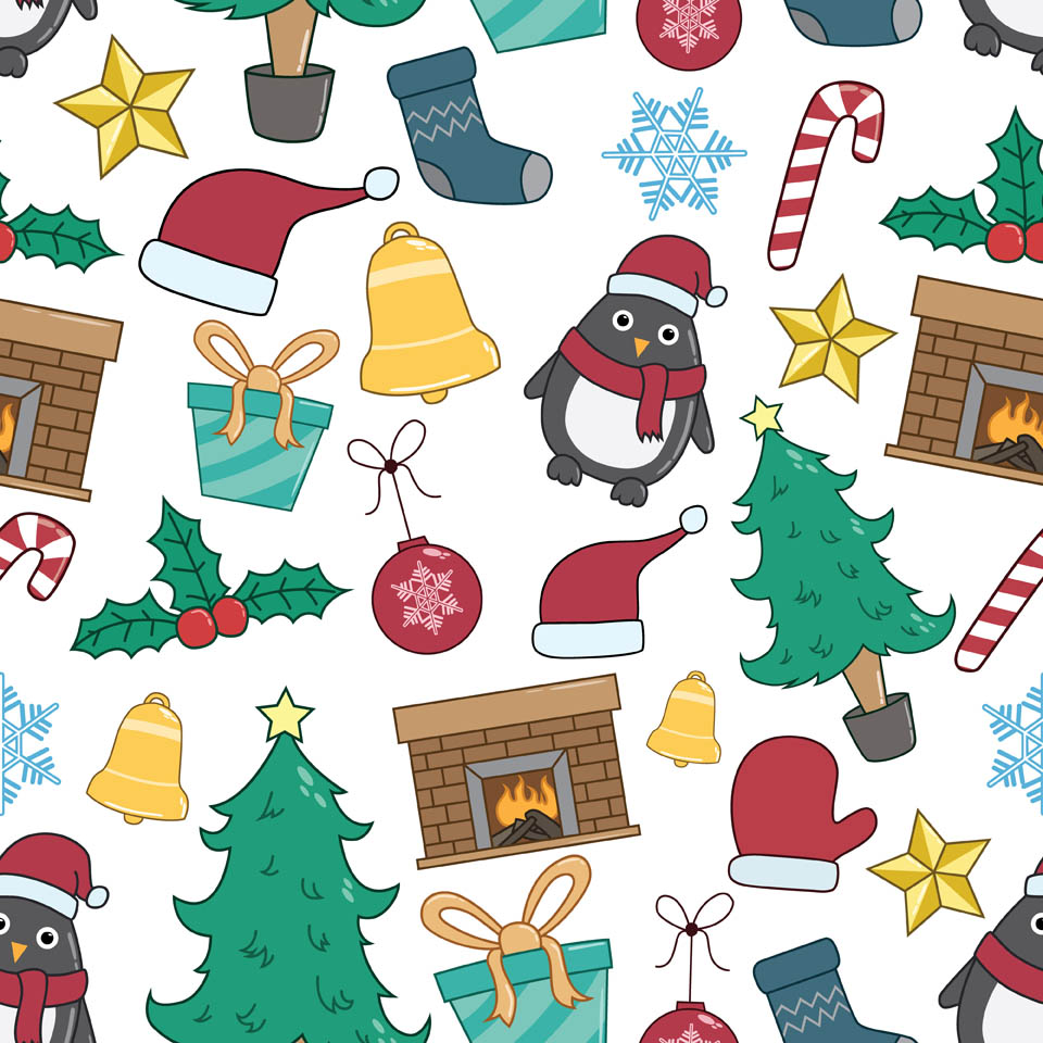 高质量圣诞主题矢量素材合集第三弹 Merry Christmas Premium Vector [AI, EPS]