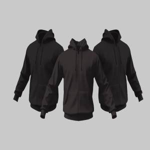 潮流时尚连帽运动衫样机模板