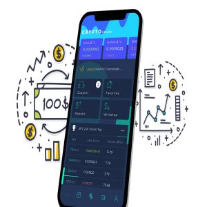 加密货币交易市场APP应用主页界面模板 Crypto Trade Home 2 Mobile Ui
