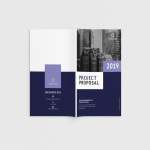 项目规划设计方案/项目解决方案画册设计模板 Exposina – A4 Business Brochure Template