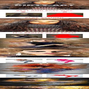 肮脏水彩艺术效果的PS动作预设 Dirty Art Photoshop Action