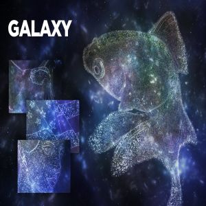 星系图梦幻星空特效一键生成PS动作 Galaxy Photoshop Action CS3+